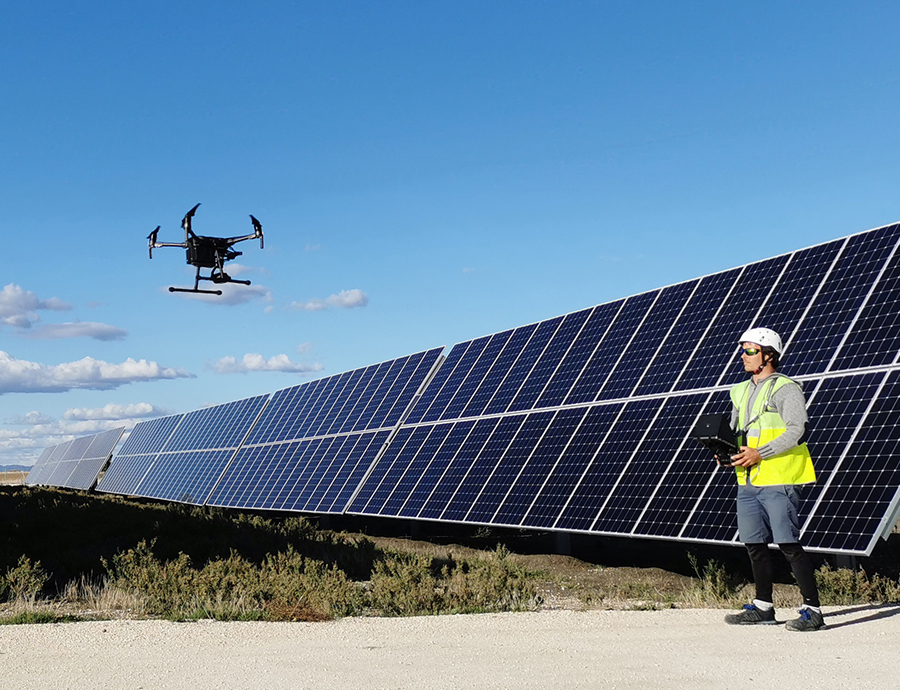 Drone-Based Solar Plant Inspection in the Field